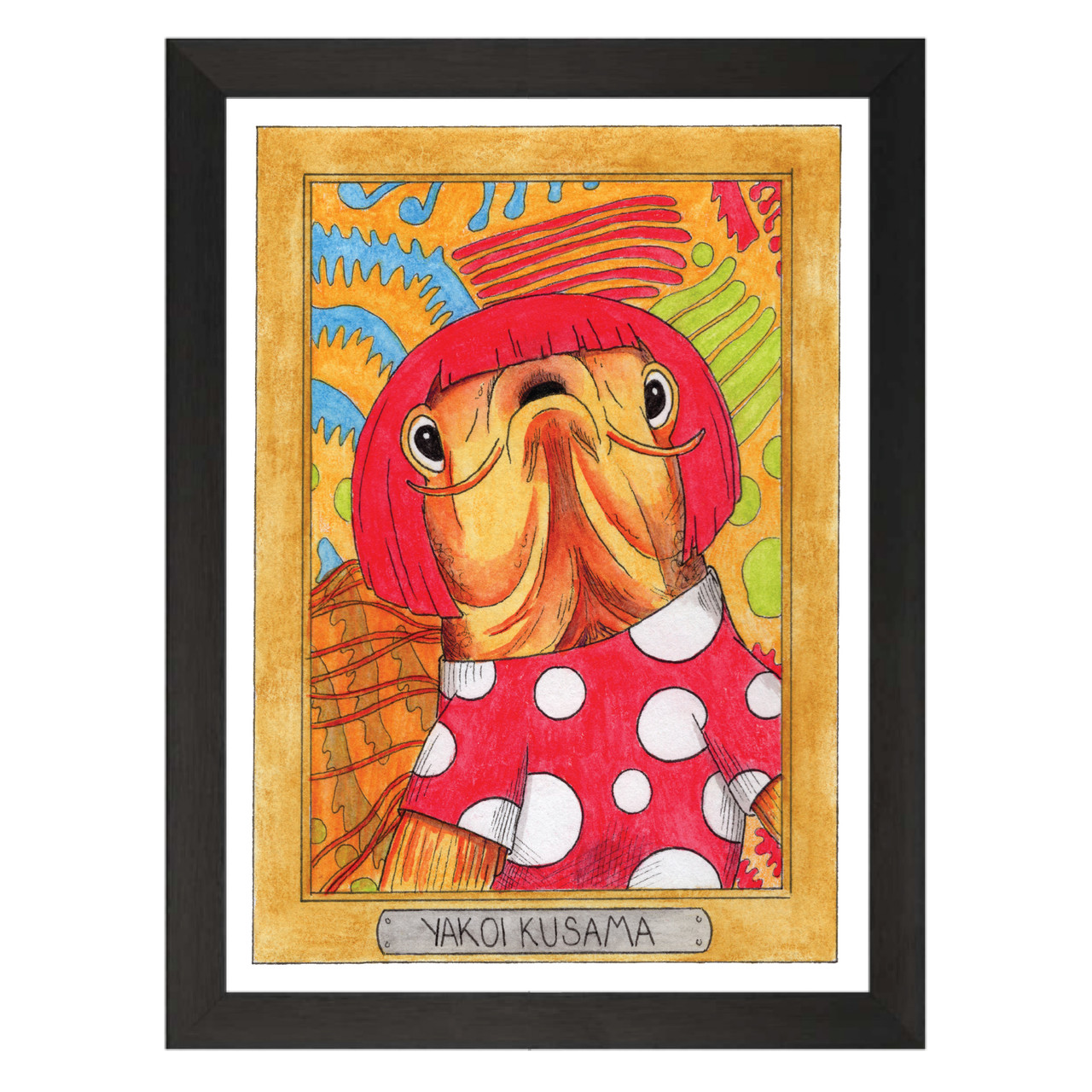 Yakoi Kusama - Zooseum Animal Pun Artist Print