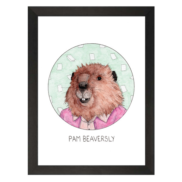 Pam Beaversly / Pam Beesly / The Office Petflix Art Print