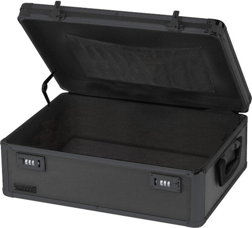 Vaultz, Locking Divided Storage Box, Tactical Black 