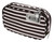Vaultz Locking Diabetic/Medicine Case, Black & White Stripe - VZ03816