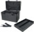 Vaultz Large Locking Storage Case with Dividers, Tactical Black - VZ00122