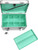 Vaultz Medium Locking Storage Case with Dividers, White - VZ00067