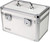 Vaultz Medium Locking Storage Case with Dividers, White - VZ00067