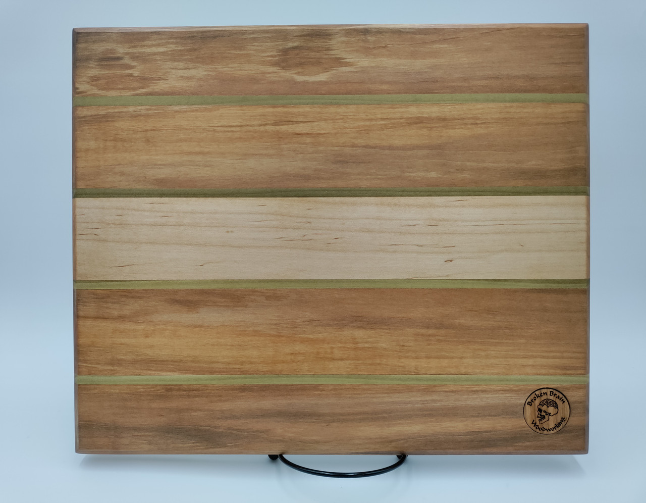 Piano Maple & Walnut Wood End Grain Handmade Cutting Board