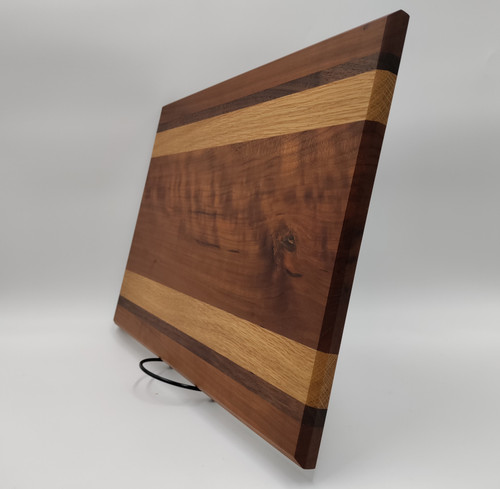 Large Cutting Board- Cherry, Oak and Walnut Piano Wood