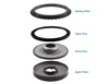 Sonnax 104960-01K 6L80 6L90 4-5-6 HD Clutch Apply Piston Kit - view 2