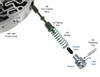 Sonnax 36940-01K 5R110W TCC Control Plunger Valve Kit - kit contents