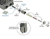 Sonnax 36948-09K E4OD 4R100 3-4 Accumulator Control Valve Kit - kit contents