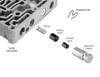 Sonnax 36947-09K E4OD 4R100 Heavy Duty Low-Reverse Modulator Sleeve Kit (1996-UP) - kit contents