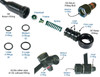 Sonnax 36605-02K E4OD 4R100 Cooler Bypass Valve Kit (1997-UP) - kit contents