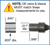 Sonnax 95740-46K 6R80 Oversized Pressure Regulator Valve Kit (2015-UP) - view 3