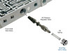 Sonnax 73840-06 CD4E LA4A-EL O-Ringed End Plug Kit - kit contents