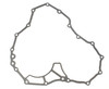 Precision 48313 BAYA BYBA MAYA M7WA Side Cover Gasket (2001-2006)