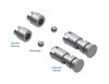 Sonnax 92835-43K 62TE Low Reverse Switch Checkball Sleeve Kit Drop In