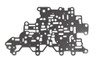 Precision 33758 8L90 8L45 Auxilary Valve Body Cover Gasket