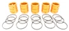 Alto 128501UP5 45RFE 545RFE 65RFE 66RFE 68RFE Billet Aluminum Accumulator Piston Kit w/ Teflon Seals - view 6