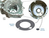 Sonnax 92106-03K 62TE Low Reverse Piston Retainer Oil Feed Seal Kit - kit contents