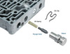 Sonnax 36947-14 E4OD 4R100 Oversized Solenoid Regulator Valve - kit contents