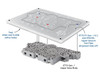 Sonnax 124740-VTP-SU 6F50 6F55 6T70/6T75(GEN1&2) Vacuum Test Plate Kit Upper VB Seal