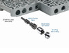 Sonnax 95740-09K 6R100 6R60 6R75 6R80 6HP19 6HP26 6HP32 Oversized Clutch A Control Valve Kit - kit contents
