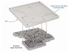 Sonnax 95740-VTP1-SU 6R60 6R75 6R80 6HP19 6HP26 6HP32 Vacuum Test Plate Kit Seal - Upper VB - kit contents