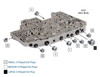 Sonnax 76999-SML AOD O-Ringed End Plug Kit - Small - kit contents