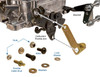 AOD 200-4R 700R4 TH200 Carburetor TV Linkage Corrector Kit | Sonnax | Fits Edelbrock-Style Throttle Arm