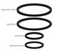 Sonnax 22841-04SK 42RE 42RH 44RE 44RH 46RE 46RH 47RE 47RH 48RE A727 A904 Replacement Seal Kit for 22841-04K