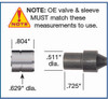 Sonnax 95740-29K 6HP21 6HP28 6HP34 Pressure Regulator Valve Kit - view 4