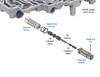 Sonnax 97855-27K A340 A340E A340F A340H Lockup Relay Valve Sleeve Kit - kit contents