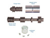 Sonnax 73840-BK CD4E LA4A-EL Oversized Bypass Clutch Control Valve Kit