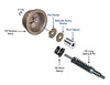 Sonnax 34528-01K 4L80E Low Reverse Servo Spacer Kit - kit contents