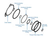 Powerglide Replacement Seal Kit for Sonnax 28851-10K Servo