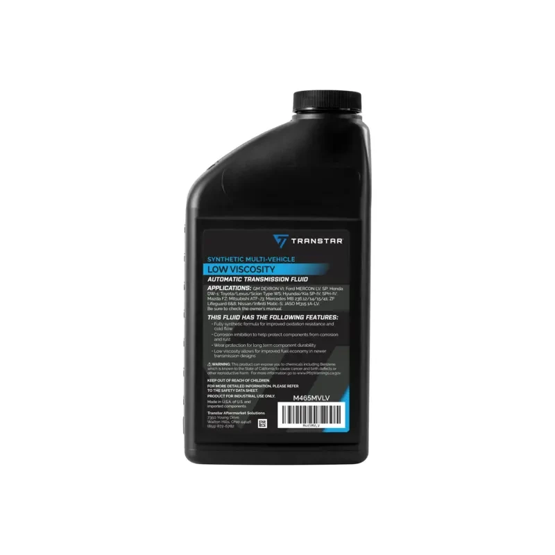 Transtar M465MVLV Low Viscosity LV ATF (1-Quart) - view 2