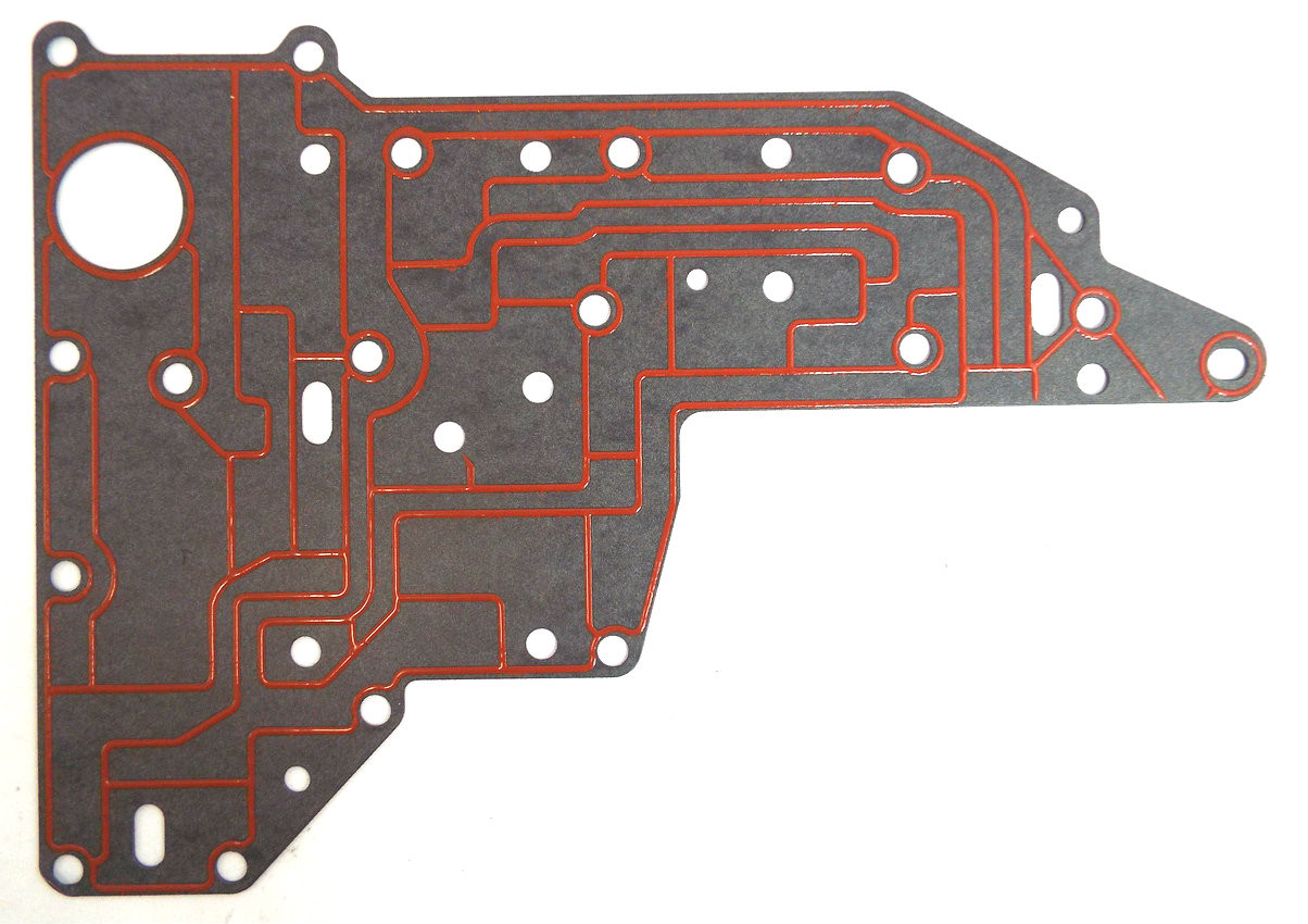 Precision 3158A AODE Valve Body Cover Plate Gasket w/ Silicone Bead (1992-1995) F2VY-7H173-A