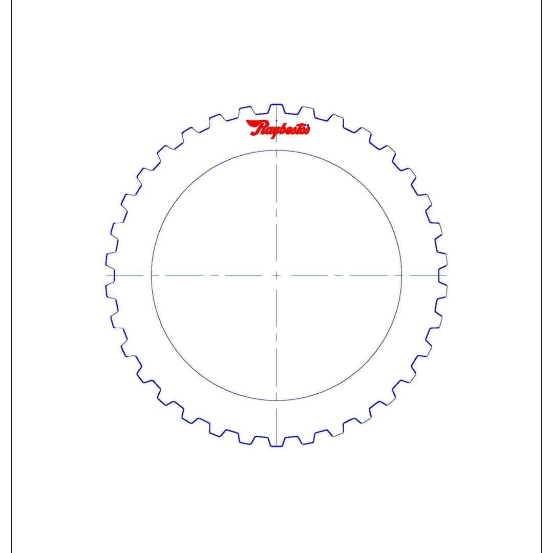 511115 4R70 4R75 Direct Clutch Steel Plate (1996-UP) 0.079'' - view 2