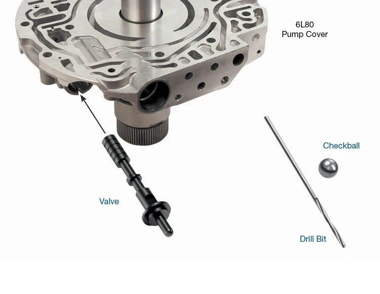 Sonnax 104520-14K 6L80 6L90 6L45 6L50 Pressure Regulator Valve Kit (Changing to 104520-15K) - kit contents