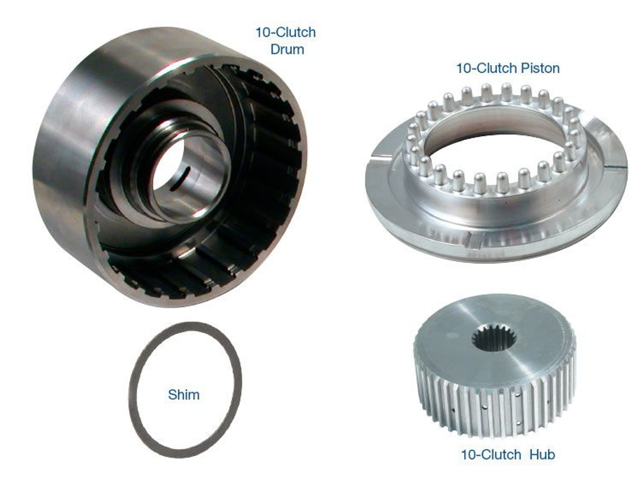 Powerglide 10-Clutch Drum Hub & Piston Kit w/ Bearing by Sonnax