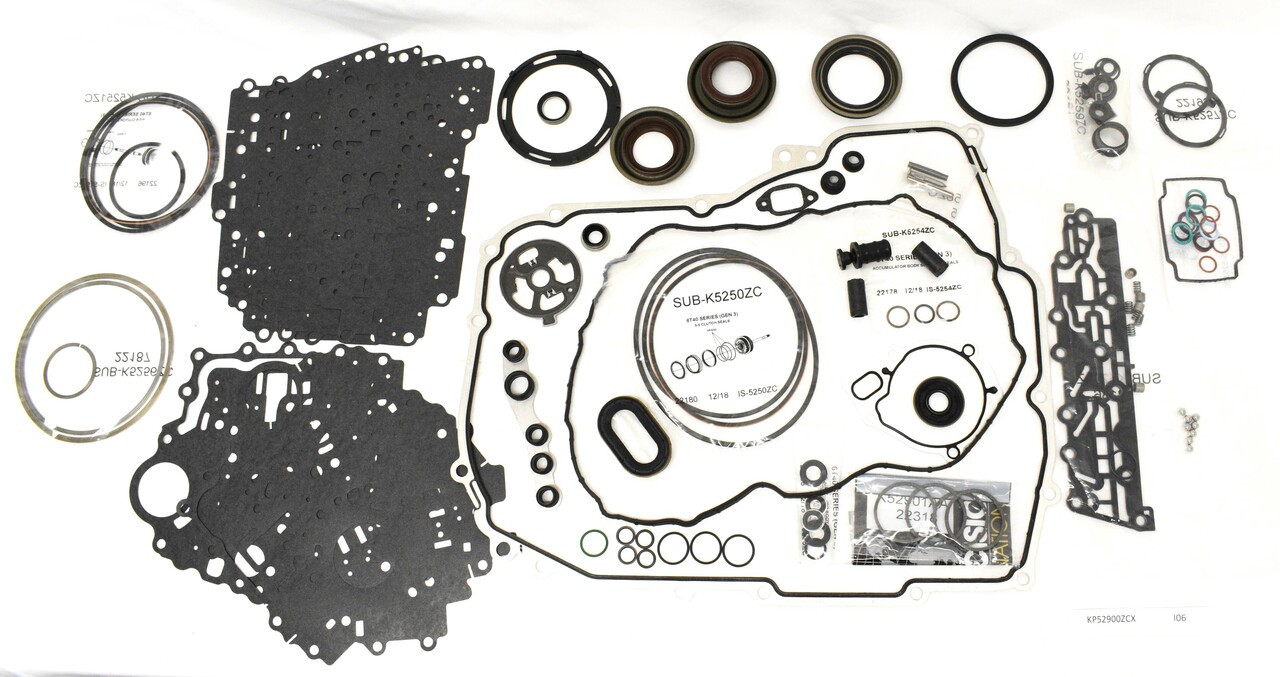 Precision KP52900ZCX 6T40 6T45 6T50 Overhaul Seal Kit Gen 3 (2014-2019)