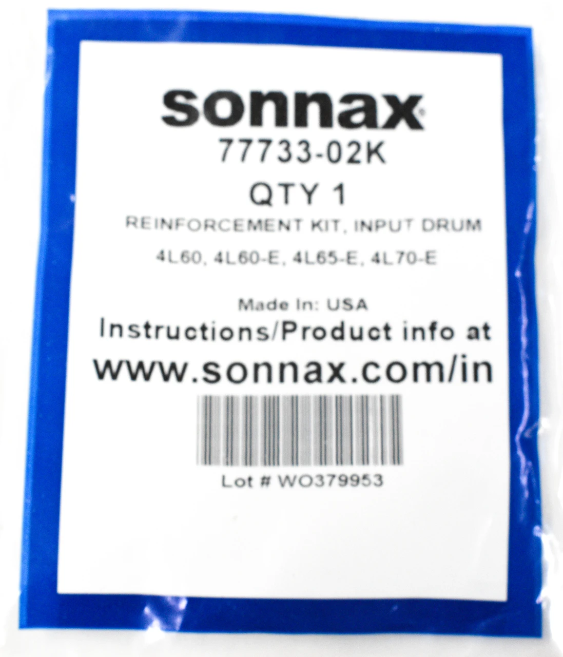 Sonnax 77733-02K 700R4 4L60E 4L65E 4L70E Input Drum Reinforcement Kit (1982-UP) - view 5