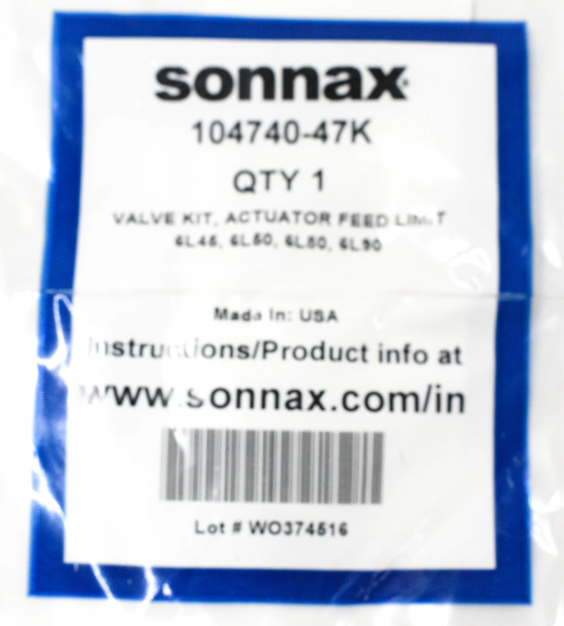 Sonnax 104740-47K 6L80 6L45 6L50 6L90 Actuator Feed Limit Valve Kit - view 5