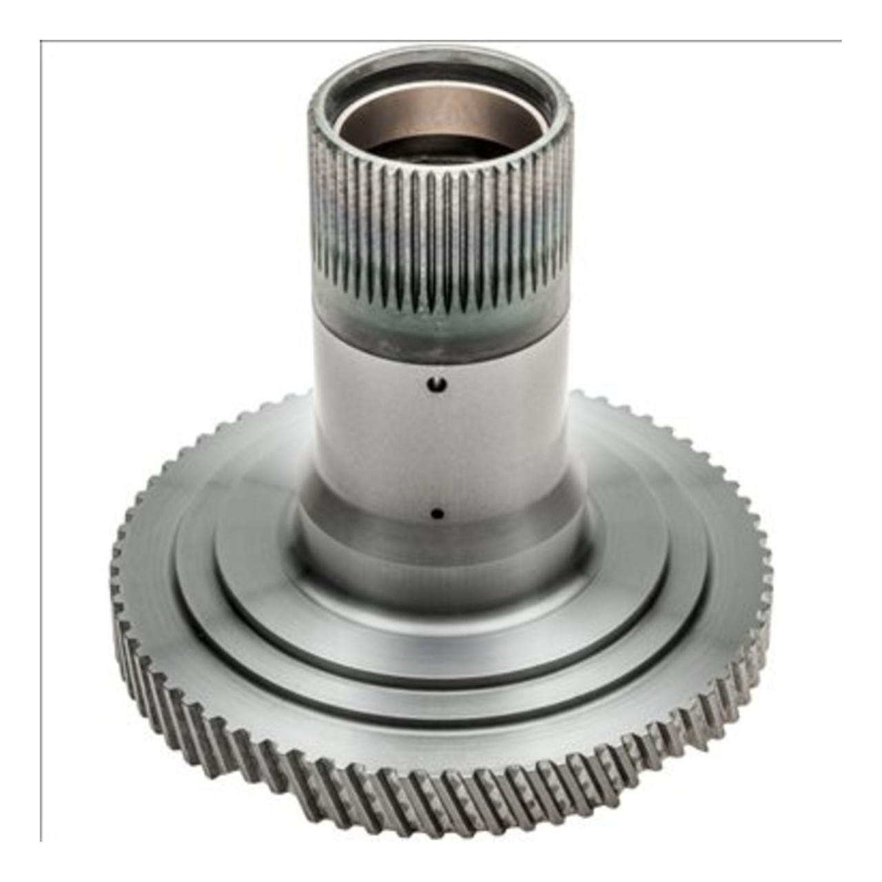 This is a new late bearing style front reaction shaft for GM's 4L60E, 4L65E and 4L70E automatic transmissions manufactured from 2001 to 2006.