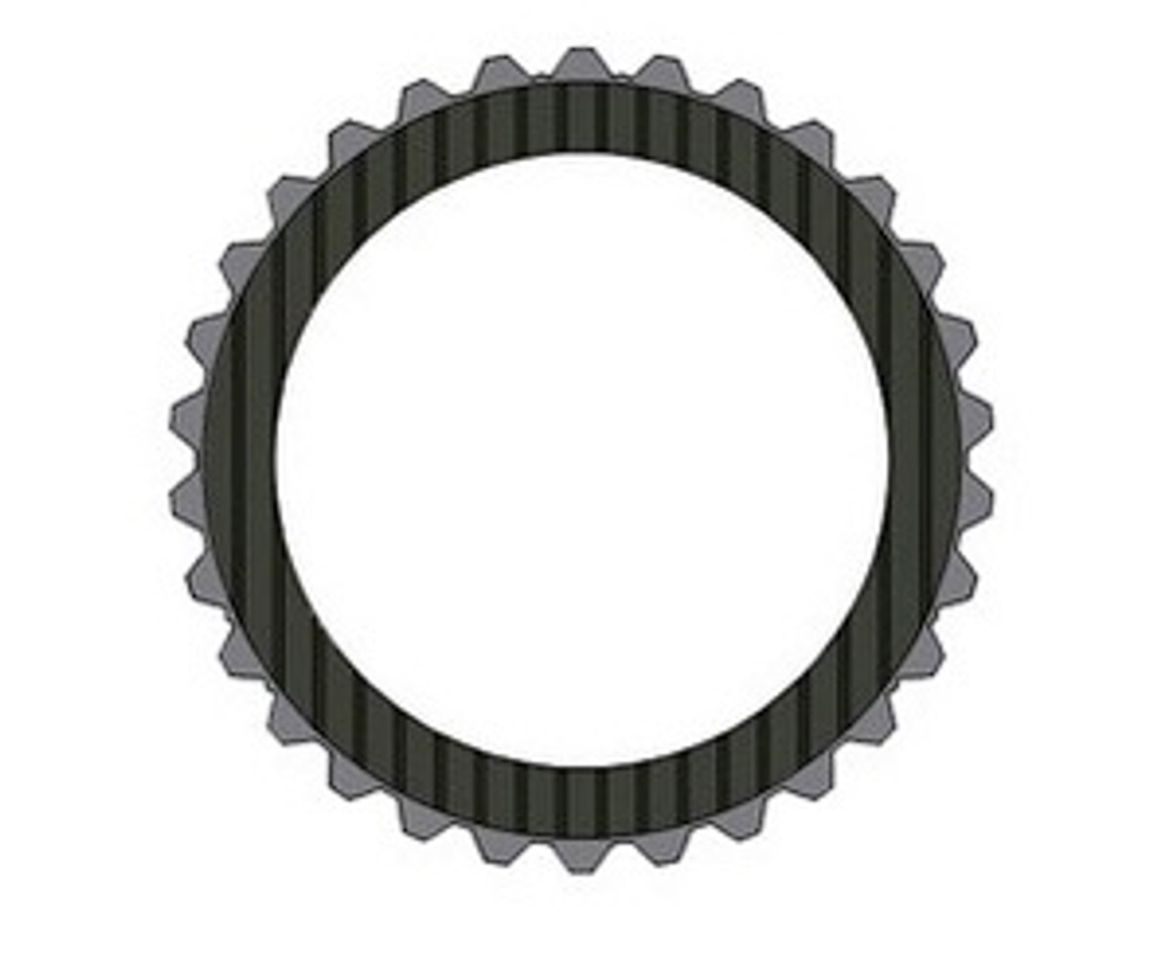 62TE Reduction Direct Clutch Friction Plate w/ External Teeth | Borg-Warner