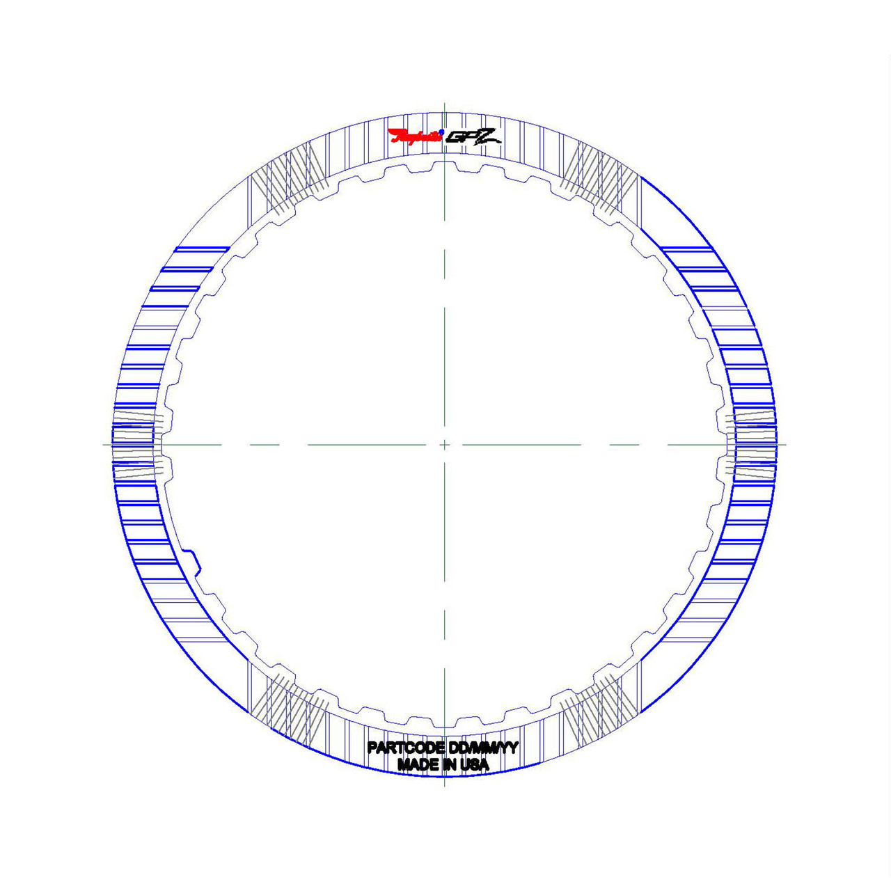 8L90 C1 1-2-7-8-R Clutch GPZ Friction Plate | Raybestos