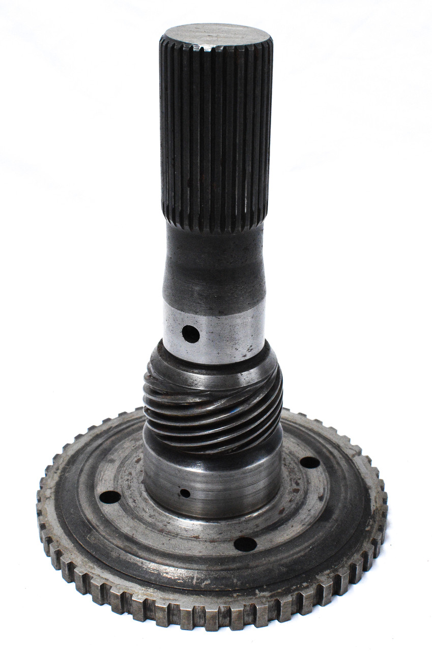 TH400 Output Shaft | 7'' OAL | 32-Spline | 2-1/4'' Spline Length | Flat Top Style Yoke | Metal & Clip Style Speedo Gear | No O-Ring Groove