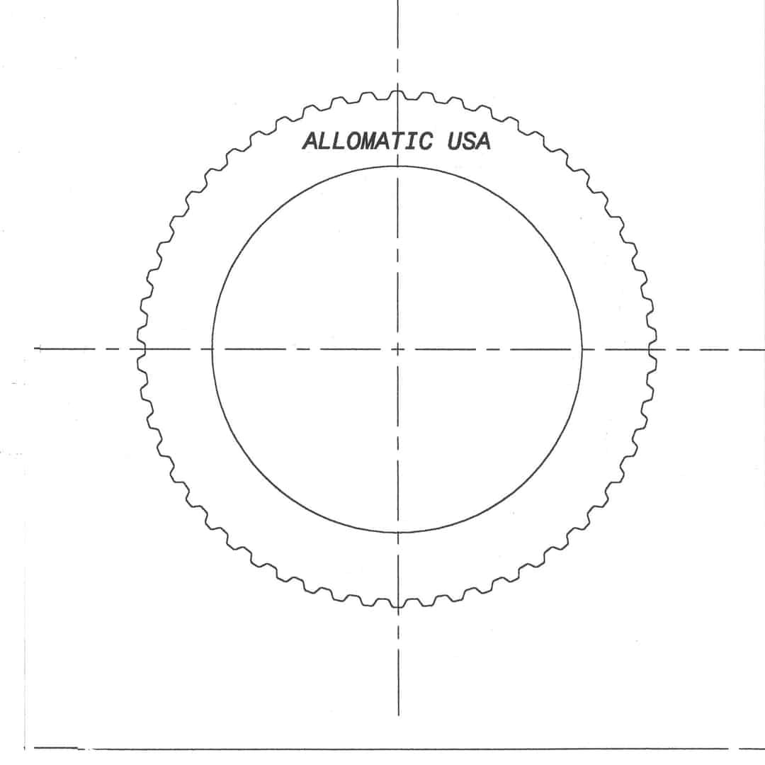 51K127 AOD AODE 4R70 4R75 FMW Forward Clutch HD Kolene Steel Plate (1952-UP) 0.69'' - view 3