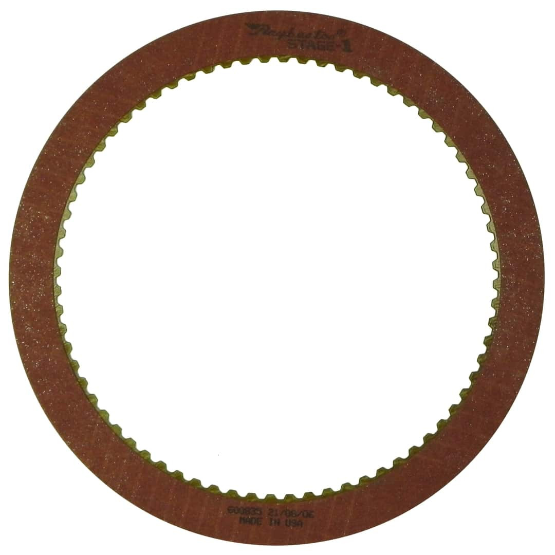 Raybestos R600835 C6 E4OD 4R100 Low-Reverse Stage-1 Red Friction Plate (1989-1996) 0.076''