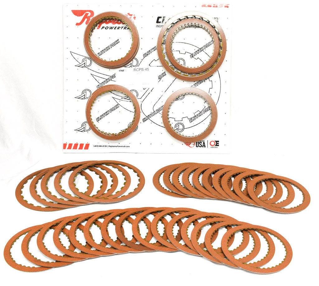 Raybestos RCPS-45 AW4 A340E A340F A340H Stage-1 Performance Friction Clutch Plate Module (1985-UP) - view 2