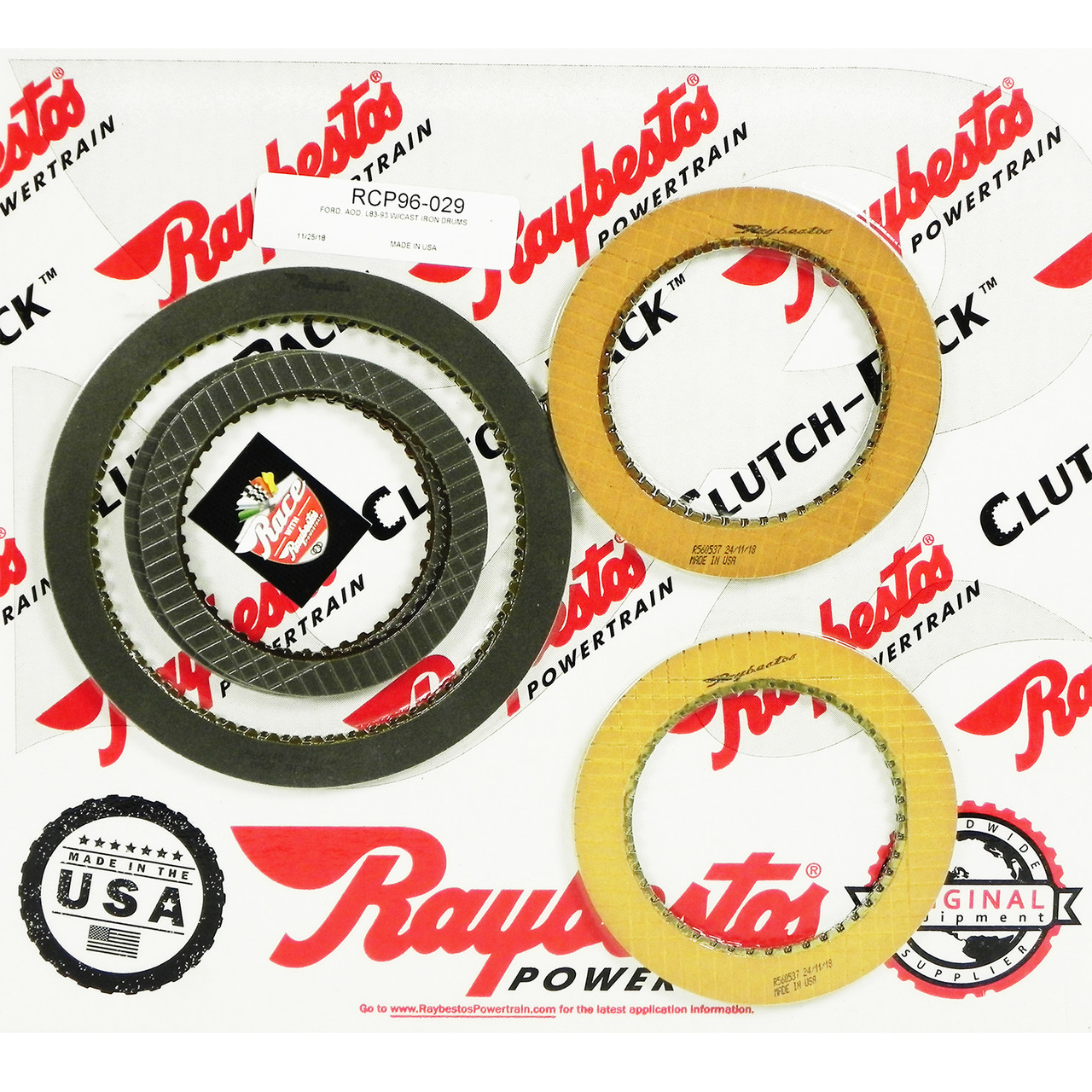 RCP96-029 AOD Friction Clutch Module (1980-1991) Raybestos (Non-Stamped Steel Drum Style)