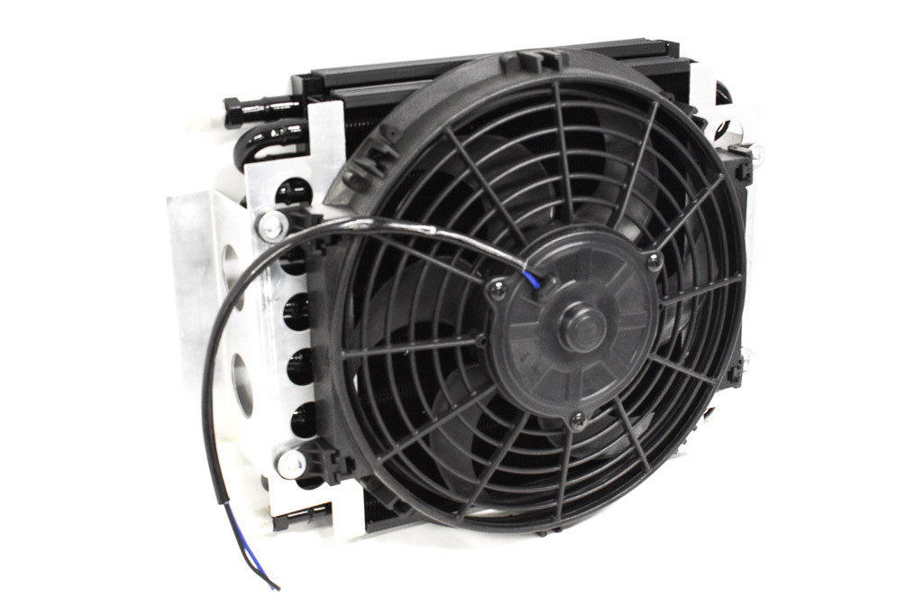 35530G Transmission Oil Cooler 16 Pass with 10" Electric Fan (5"x11.5"x15.75") - view 5